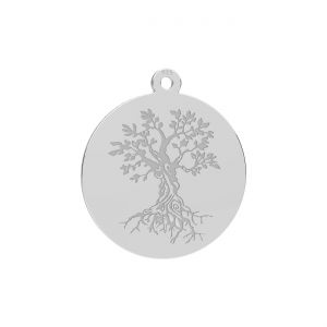 Anhänger - Baum des Lebens*Sterlingsilber AG 925*LKM-3455 - 0,50 16x18,2 mm