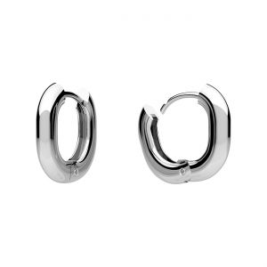 Ohrhaken klapp brisuren*silber AG 925*BZO OWS-01186 16,8x17,5 mm