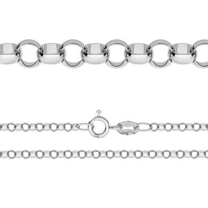 Erbskette rund*sterlingsilber 925*ROLO 035 (40 cm)