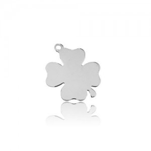 Pendant - clover celebrity*sterling silver AG 925*BL 164 - 0,4 mm