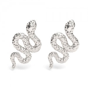 Stud earring - snake*sterling silver AG 925*SZ 148