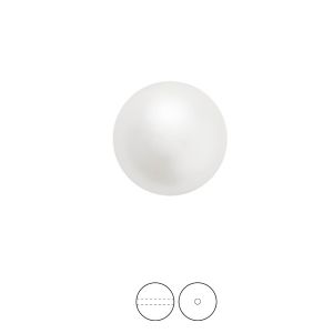 Perlen, Round Pearl 1H MXM 6 cream, PRECIOSA