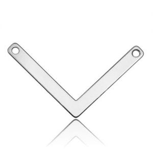 Verbindungsanh&auml;nger - in V-Form*srebro AG 925*BL 247 - 0,4 mm