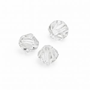 Facettierte Bicone Perle 4,0 mm Crystal - BICONE BEAD 4 MM PRIMERO CRYSTAL
