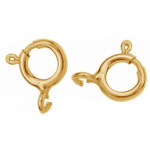 Verschluss - Federring*Messing*BRASS AM TNMA 5,5 mm